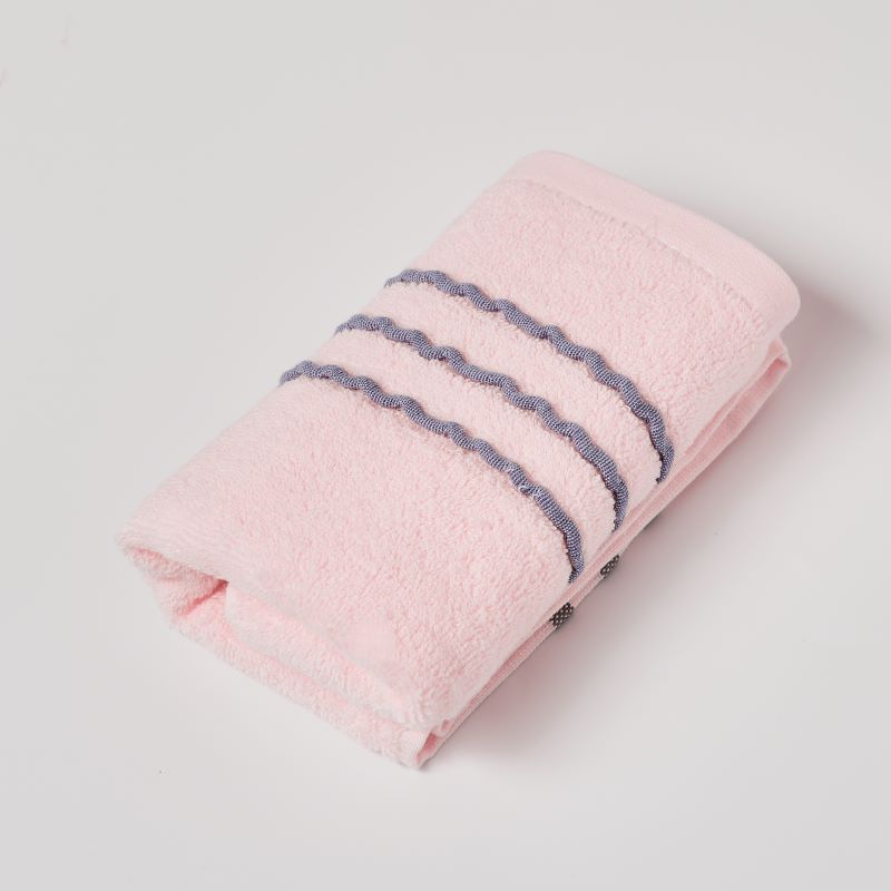 罗曼罗兰（ROMROL）舒适全棉毛巾32*72cm(单位：条) 粉色