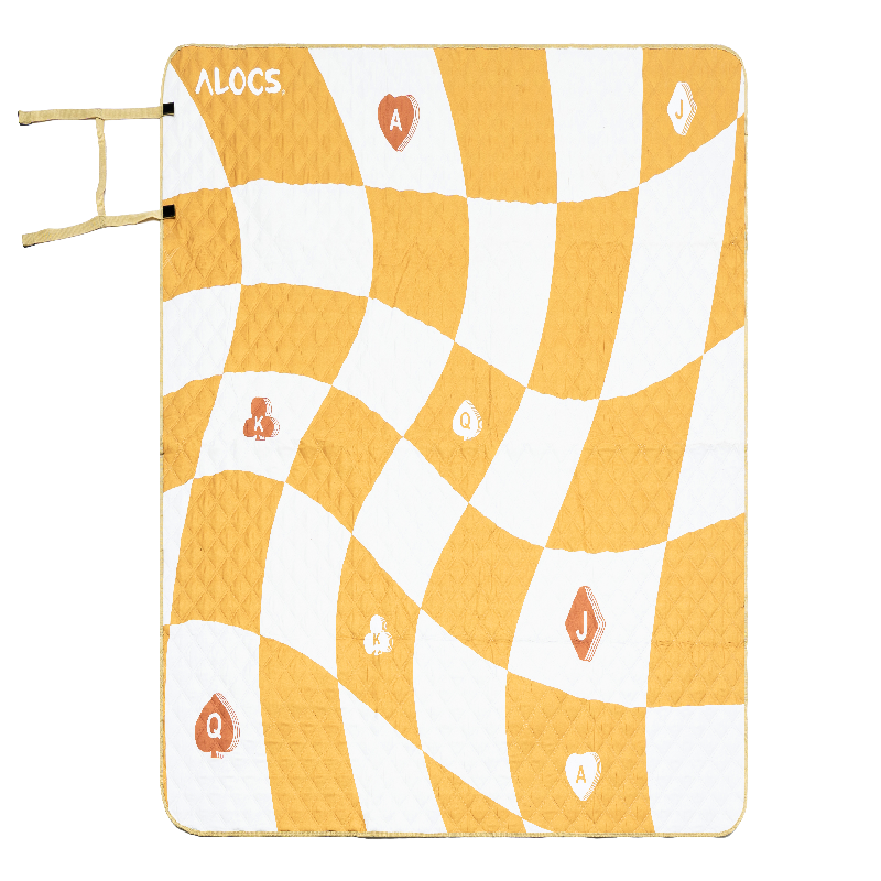 爱路客 OT-187LY 疯狂游乐园 加厚防水防潮野餐垫 黄色（单位：个）