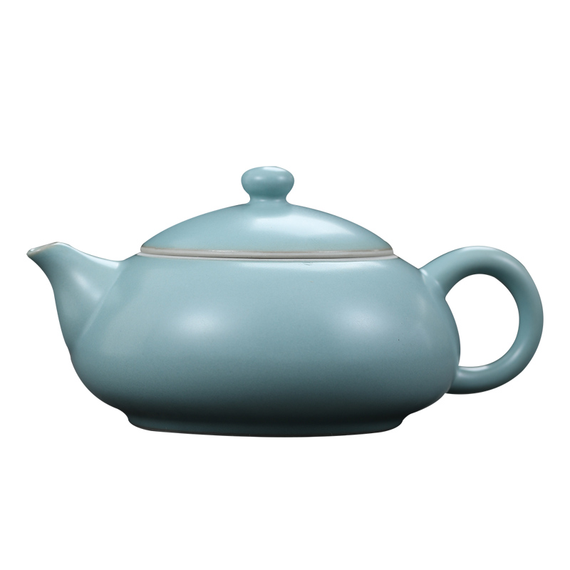 MULTIPOTENT YQ-YXHZ-CH-202109-14 175ml 汝窑茶壶富贵壶 宝石蓝（单位：个）