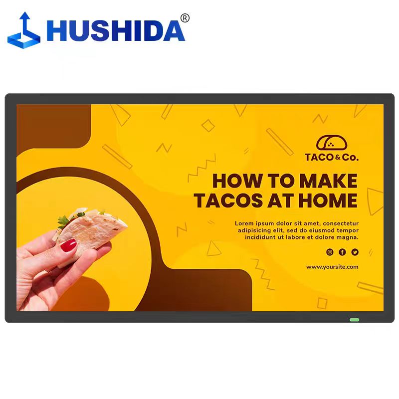 互视达（HUSHIDA）CW-LY-50壁挂50寸信息发布屏1台 黑色