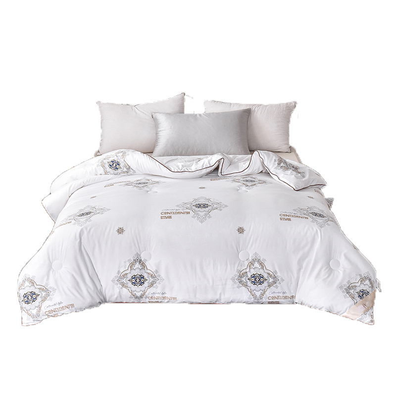 皖亭（WAN TING） WT-JF-009 200*230cm 简欧风情纤维被 本白色（单位：床）