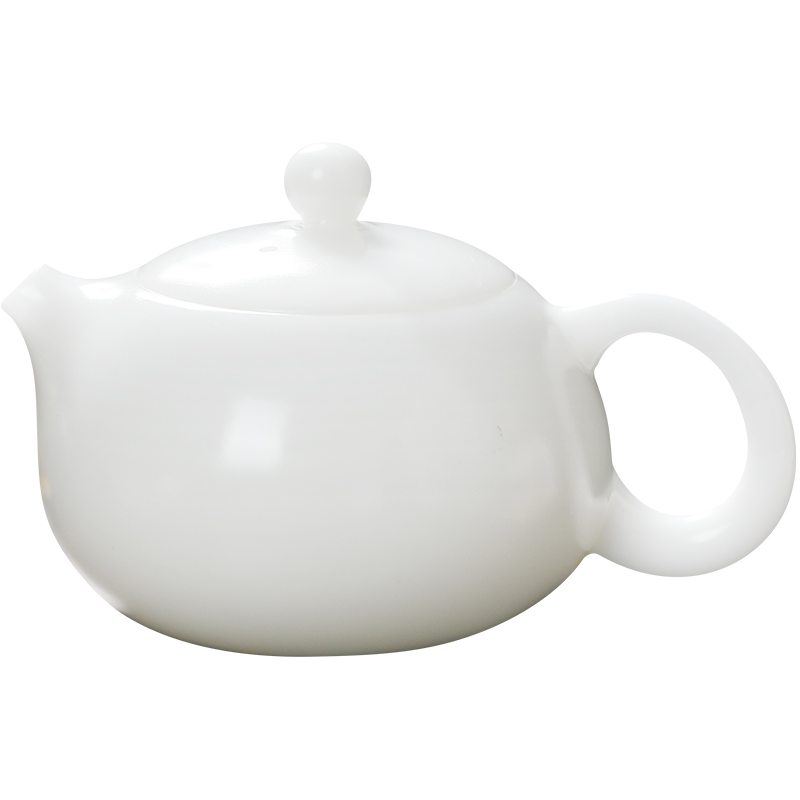 MULTIPOTENT YQ-CZE-CH-202208-03 210ml 手作冰种西施壶 白色（单位：套）