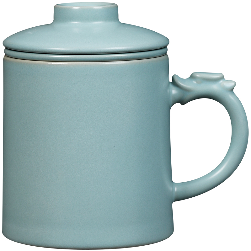 MULTIPOTENT HZ-0505 400ml 汝窑君子办公杯 深蓝色（单位：套）