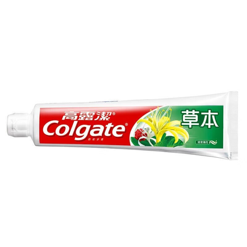 高露洁（Colgate）清爽薄荷草本牙膏140g（单位：支） 红色