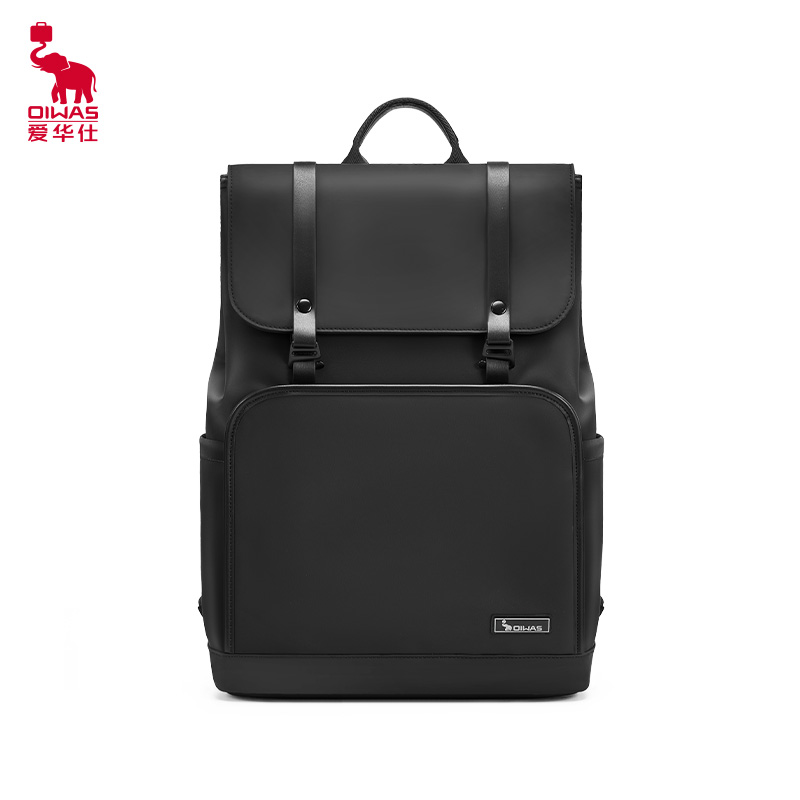 爱华仕(OIWAS) 双肩包 16寸多功能出差电脑包笔记本包  大容量轻奢拼接翻盖旅行包 OCB4832（单位：个） 黑色