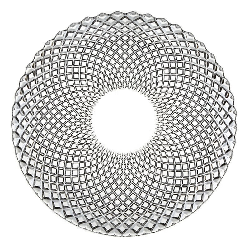 青苹果家用玻璃果盘中号26.4cm单只装【EQ1101-4】（单位：只） 透明