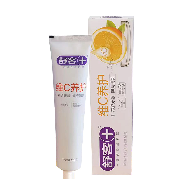 舒客 维C 牙膏 120g 白色（单位：支）
