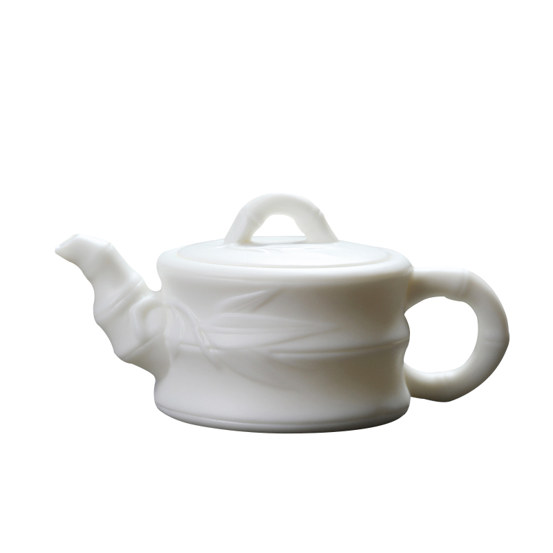 MULTIPOTENT YQ-JZ-CH-202211-07 150ml 素烧茶壶竹韵壶 白色（单位：套）
