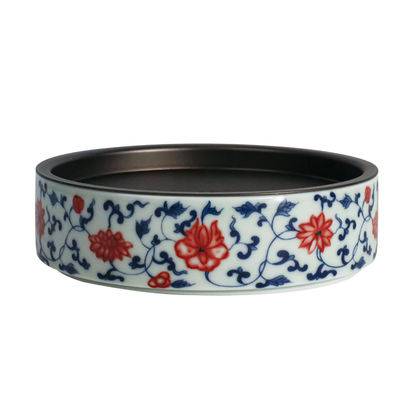 MULTIPOTENT YQ-MYSF-CPCT-202205-03 250ml 花缠枝花储水式茶盘 混色（单位：个）