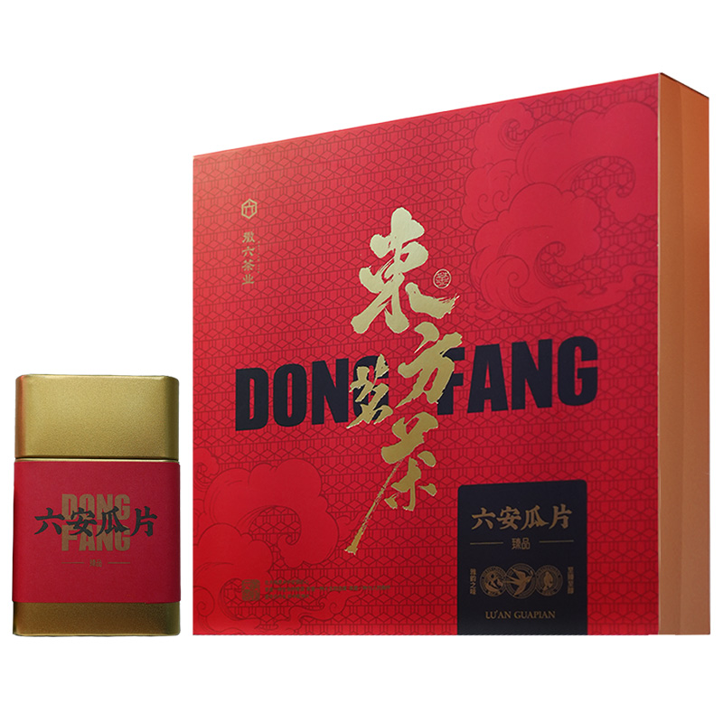 徽六 六安瓜片 240g 特一级东方臻品礼盒 红色（单位：盒）