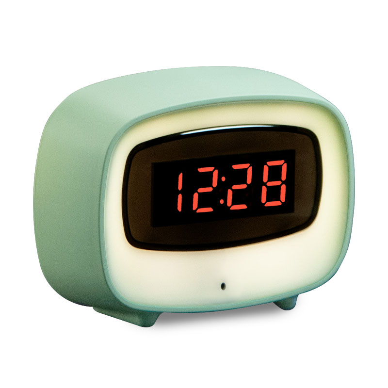 超维 CW8630B 120*106*42mm 智能时钟闹钟小夜灯 浅绿色（单位：台）