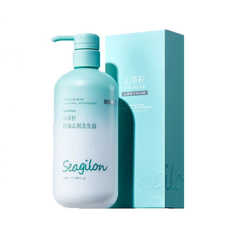 森之露（Seagilon） 洗发露 520ml 山茶籽控油去屑洗发露 混色（单位：瓶）
