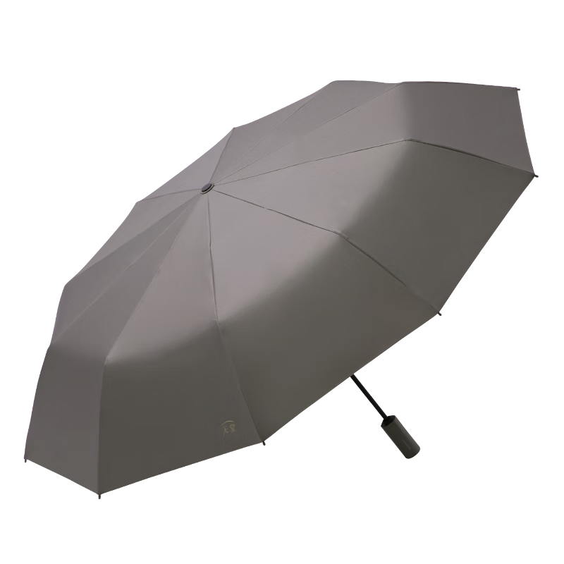 天堂 31187E 三折伞 全自动黑胶伞 亚麻棕（单位：把）