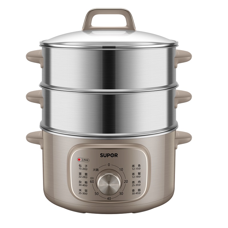 苏泊尔（SUPOR） ZN26YK85 13L 电蒸锅 咖啡色（单位：台）