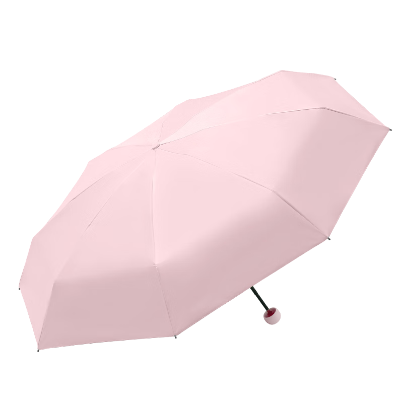 天堂 50766ET 五折伞加大 口袋胶囊伞 山樱粉（单位：把）