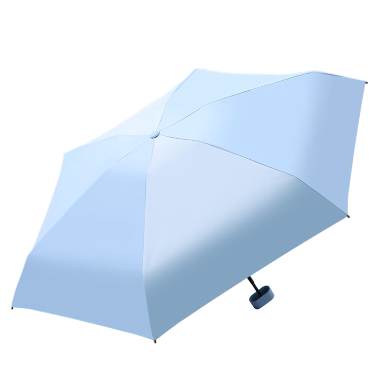 天堂 50767ET 五折伞卡片伞 巧便携五折扁伞 净空蓝（单位：把）