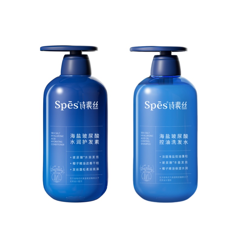 Spes 洗护组合 500ml*2 海盐控油SPS-03 宝石蓝（单位：支）