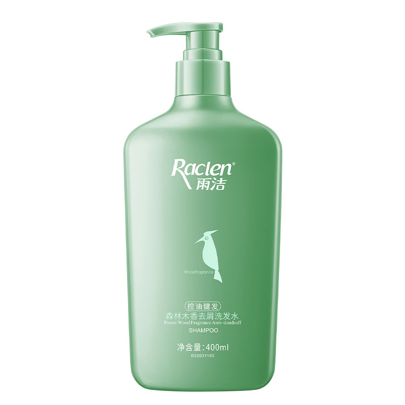 雨洁（RACLEN） 洗发水 400ml 控油健发YJ-009 柠绿色（单位：支）