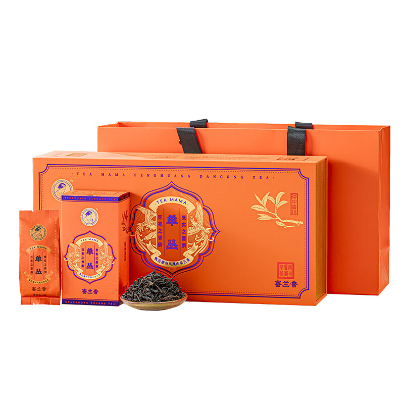澜沧古茶 蜜兰香2023年单丛礼盒 240g（8g*5袋*6包） 潮州凤凰核心区茶园 橘色（单位：盒）