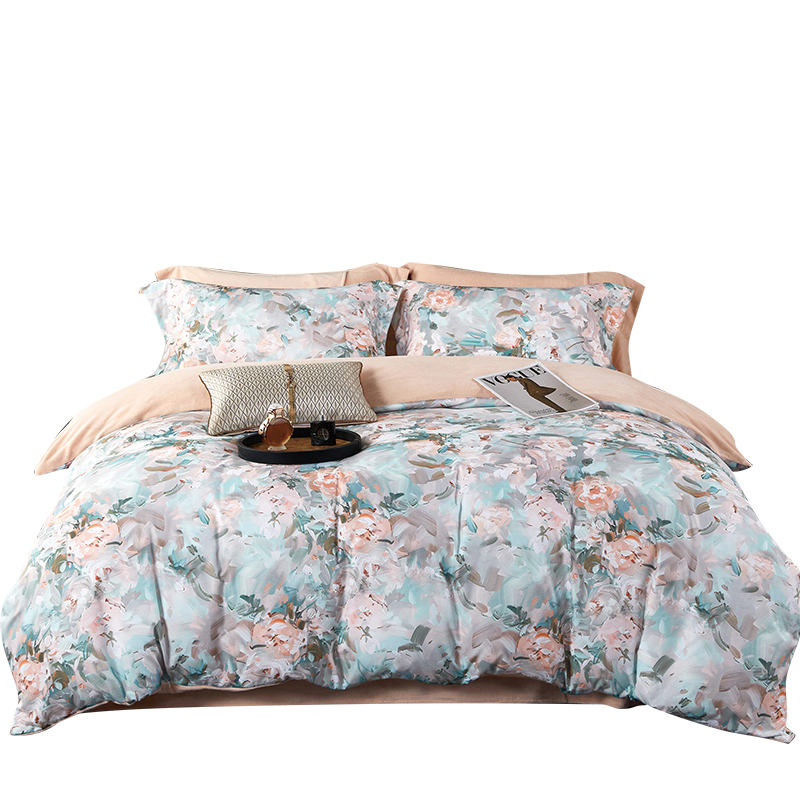 金丝莉（KINTHERI） 伊莎贝尔 四件套 花语绒套件 套 200x230cm床单 230x250cm枕套 混色（单位：套）