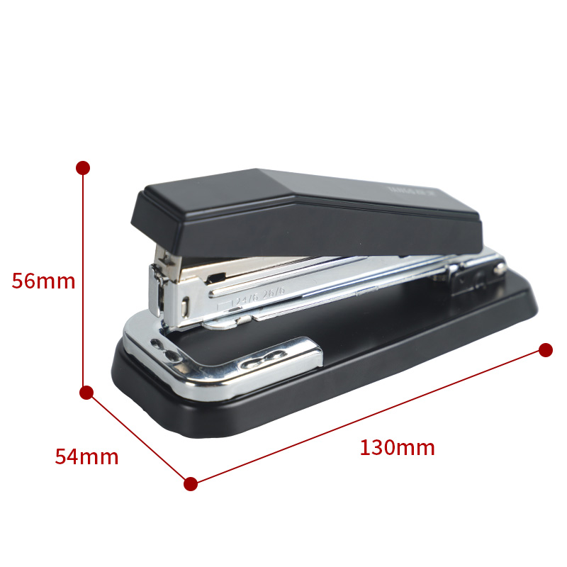 天章 （TANGO） 临时装订可拆 130*54*56mm 订书机  黑色（单位：台）