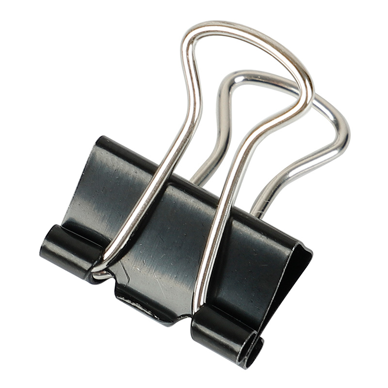 新绿天章 9009 15mm 60个/筒 长尾夹 黑色（单位：筒）