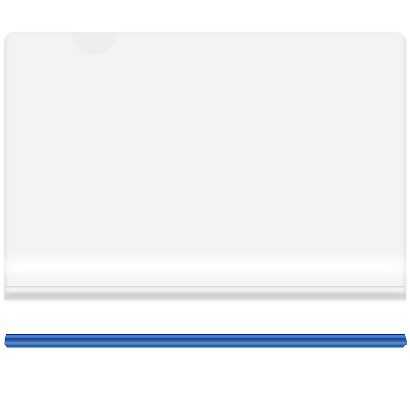 新绿天章 0237 310*215mm 中号抽杆夹 蓝色（单位：包）