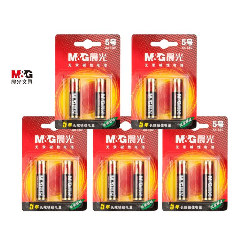 晨光（M&G） ARC92554 5卡（10粒） 无汞碱性电池 混色（单位：粒）