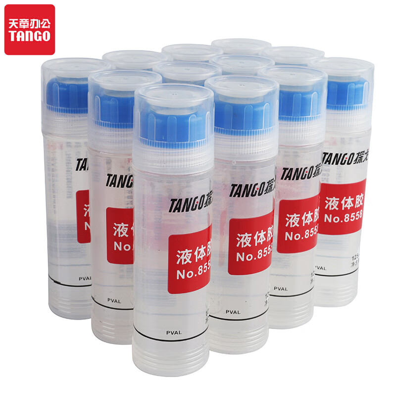 天章 （TANGO） 快干耐用胶水 12支/盒 液体胶水 透明色（单位：盒）
