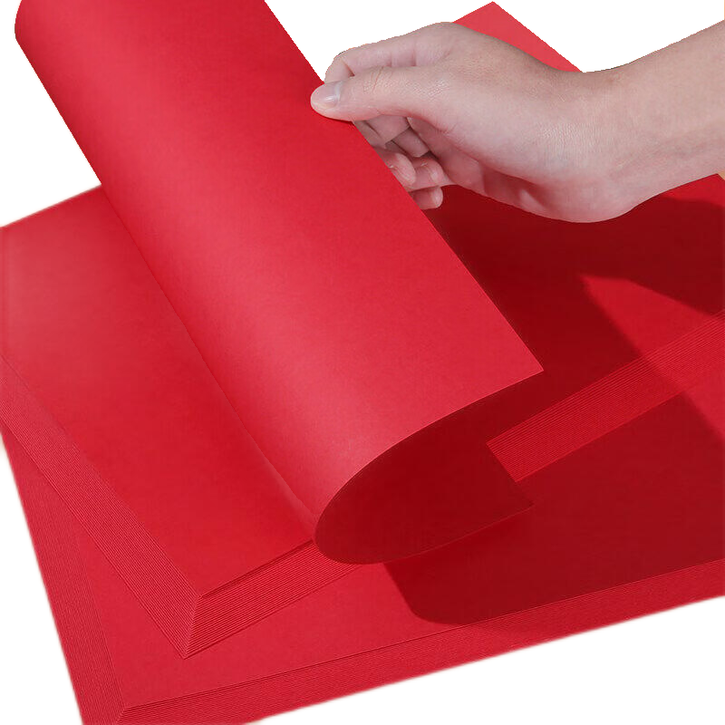 新绿天章 P95311 180G A4 100张/包 色卡纸 红色（单位：包 ）