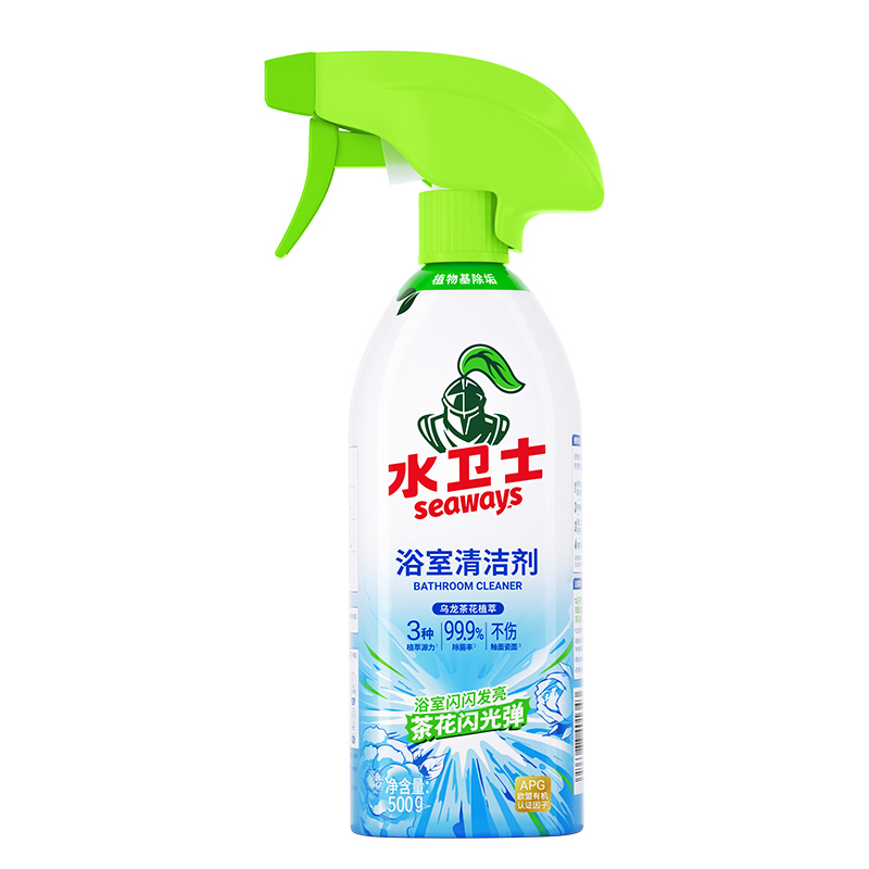 水卫仕（seaways） 浴室 500ml 清洁剂 天蓝色（单位：瓶）