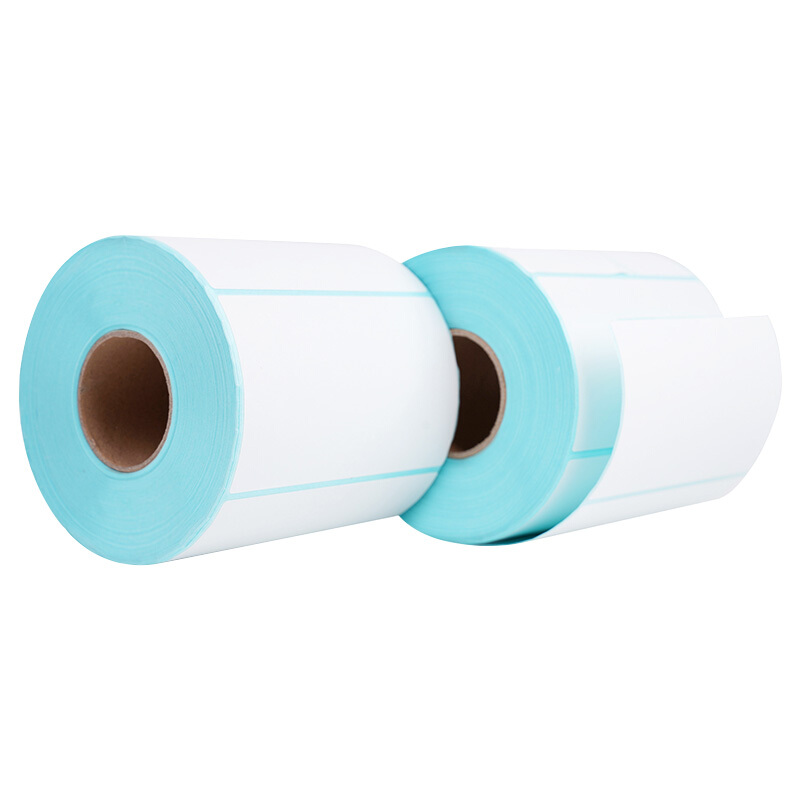 天章 （TANGO） 快递面单不干胶 80mm*60mm 800粒/卷 10卷 热敏三防标签 蓝色（单位：盒）