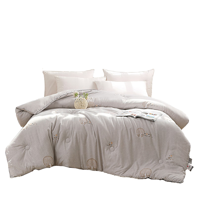 洁丽雅（Grace） 抗菌防螨被 JLY&mdash;YHQ669 200x230cm 浅灰色（单位：条）