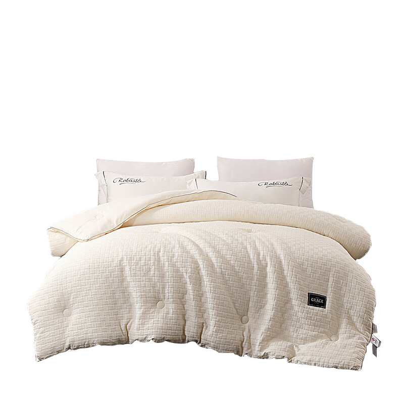 洁丽雅（Grace） 华夫格舒柔被 JLY&mdash;YHQ551 200x230cm 白色（单位：条）