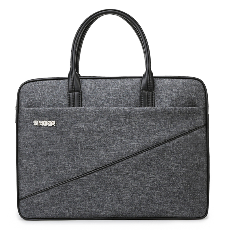 斯莫尔（SIMOER） SL-1717 28CM*39CM*7CM 公文包  灰色（单位：个）