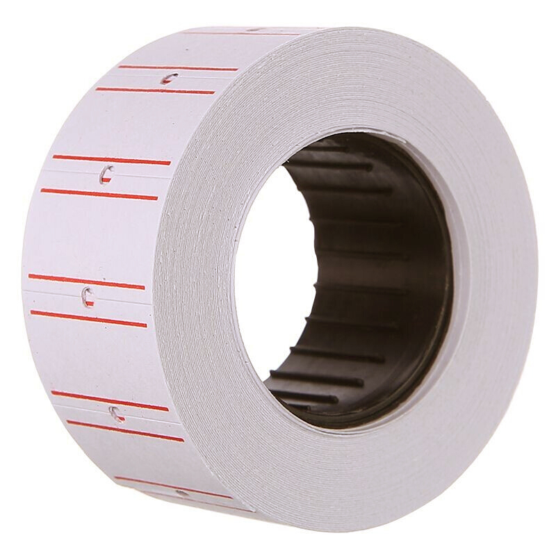 天章 （TANGO） 单排标价纸 单排标价纸21.5*12mm 600张 价格标签贴纸 白色（单位：筒）