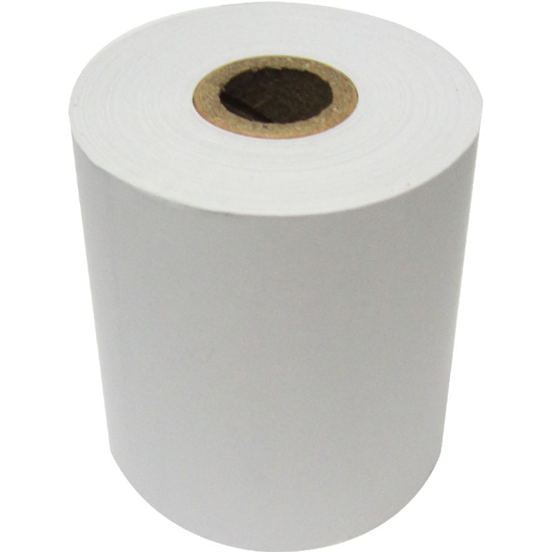 新绿天章 单层双胶 75mm*60mm 单层双胶收银纸 白色（单位：箱）