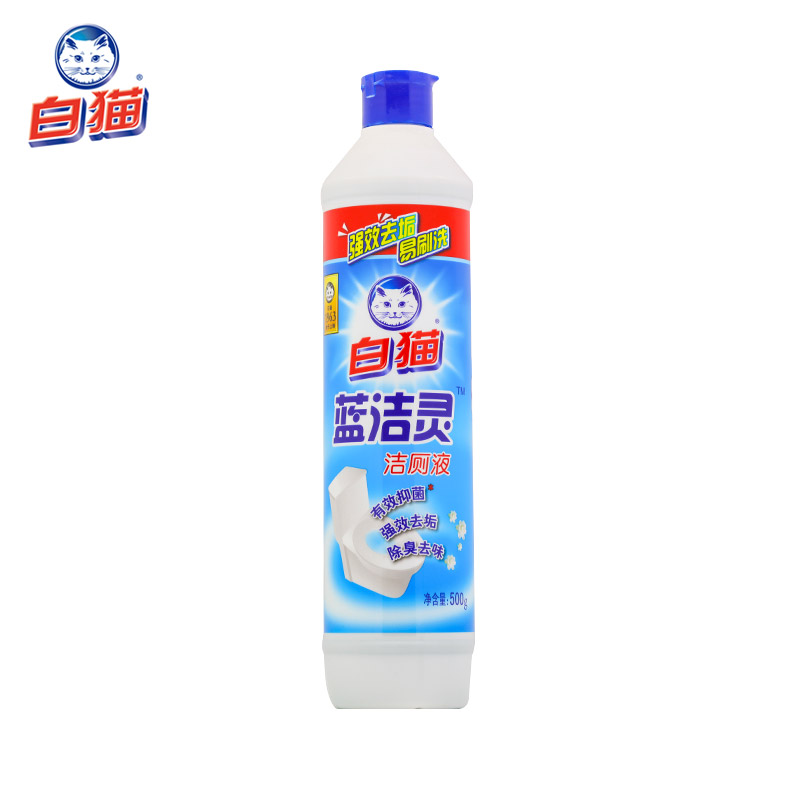 白猫 C41320700 0.5kg 强力洁厕液  水蓝色（单位：瓶）