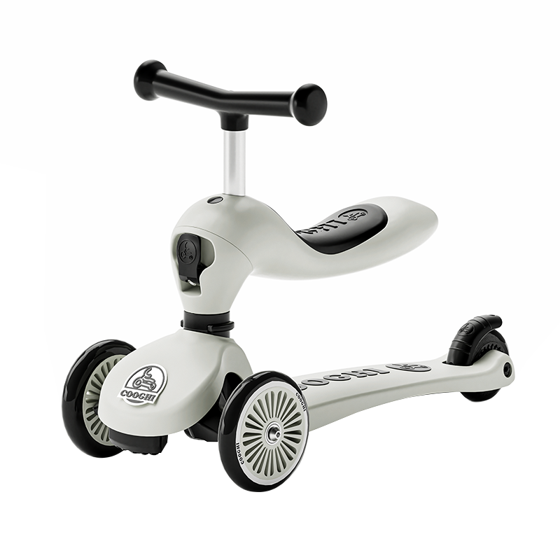 酷骑（COOGHI） 多功能滑板车 V2二合一 经典款 38.5-42.5cm 苍穹灰（单位：台）