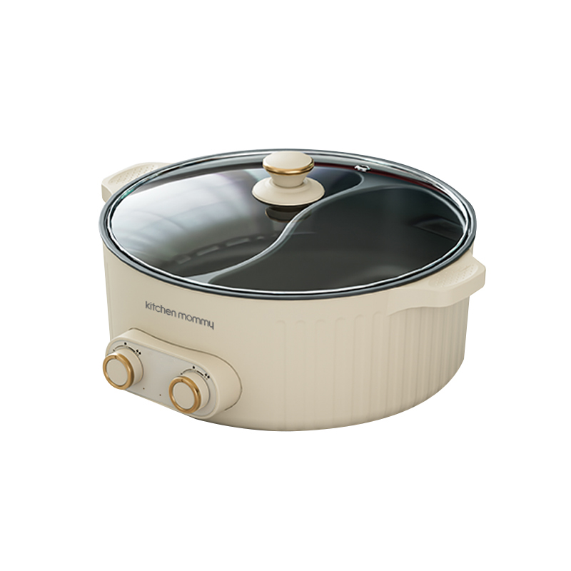 厨创妈咪（kitchen mommy） DGH-005 5L 电火锅5L  白色（单位：台）