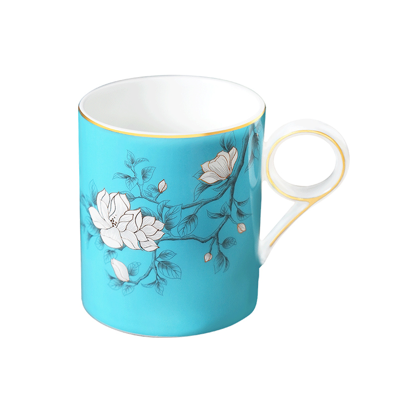 永丰源（auratic） SG24-144WI/GI 单杯350ml 玉堂逢春马克杯 水蓝色（单位：个）