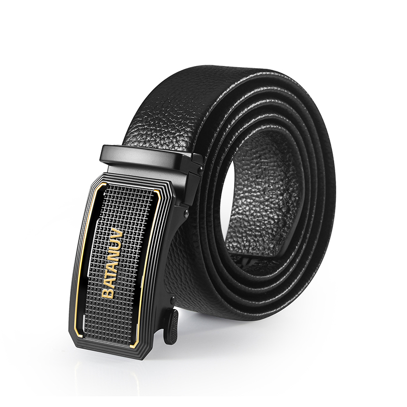 巴天弩（BATANUV） F-2779 长110-125cm，宽：3.5cm 时尚商务休闲皮带 黑色（单位：个）