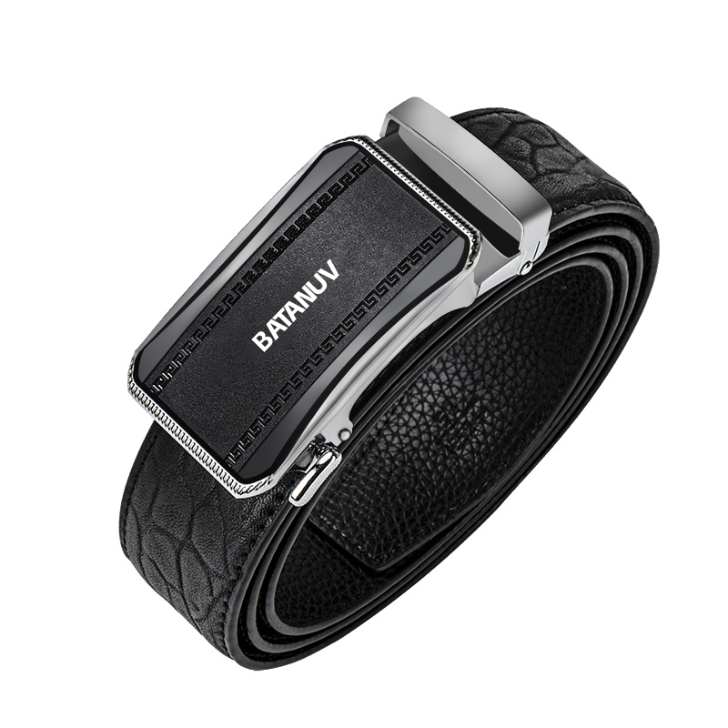 巴天弩（BATANUV） Y227051011 长110-125cm/宽：3.3cm 时尚商务休闲皮带 黑色（单位：个）