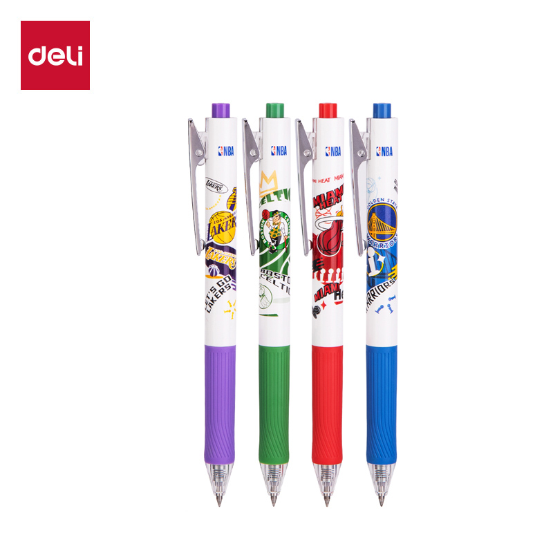 得力(deli) SA291 4支 NBA联名中性笔 黑色（单位：盒）