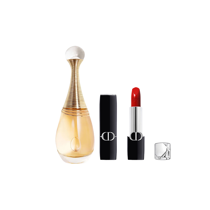 迪奥（Dior） 经典 香水50ml+口红3.5g 真我传奇口红香水礼盒 混色（单位：套）