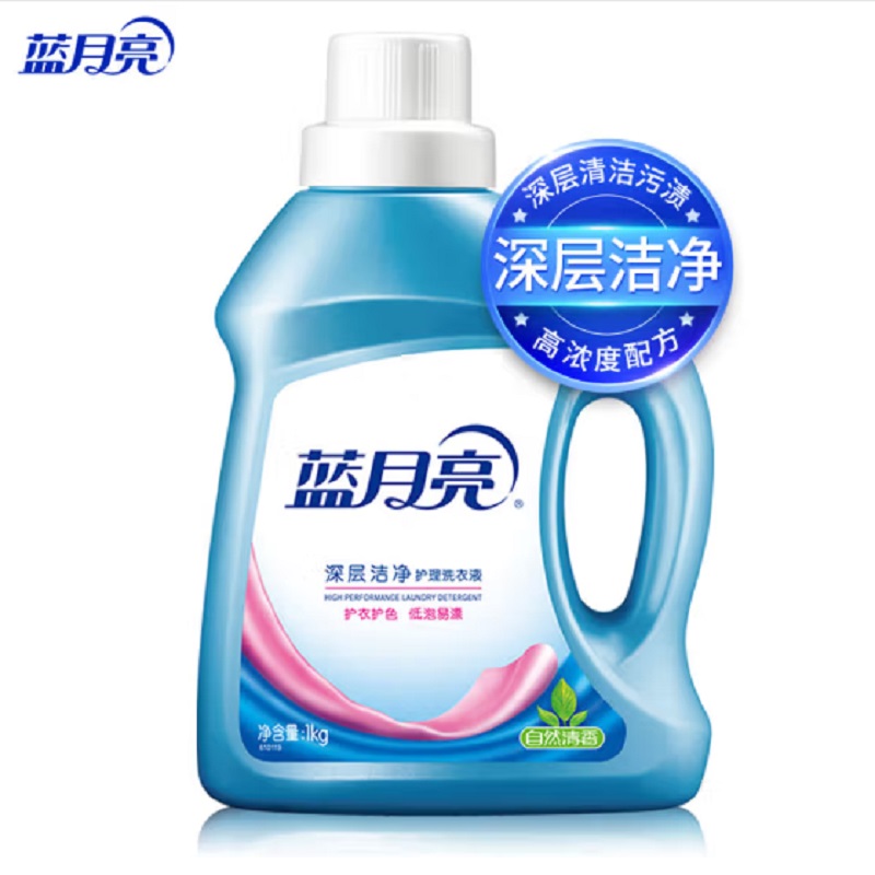 蓝月亮 10000018 自然香1kg 薰洁净洗衣液1kg 蓝白色（单位：瓶）