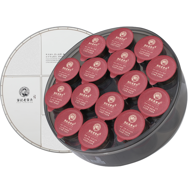 谷记老谷头 红参桂圆姜枣茶 477g 养生茶 红色（单位：盒）