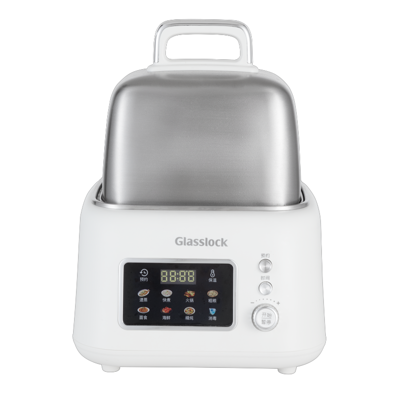 GLASSLOCK GE-ST02GY 2L 多功能蒸煮锅 白色（单位：台）