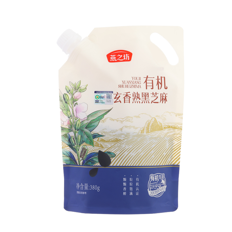 燕之坊 有机黑芝麻 380g 黑芝麻 蓝色（单位：袋）