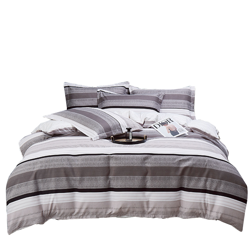 巴天弩（BATANUV） F-JF007 被套200*230cm床单230*250cm枕套48*74 四件套 高级灰（单位：套）